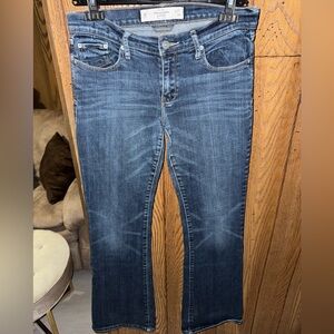 Abercrombie & Fitch Dark Blue Bootcut Jeans 👖
